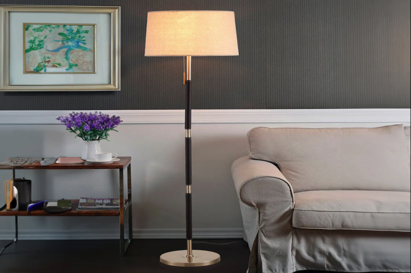 Enhance Your Living Room with a Simple Fabric Floor Lamp