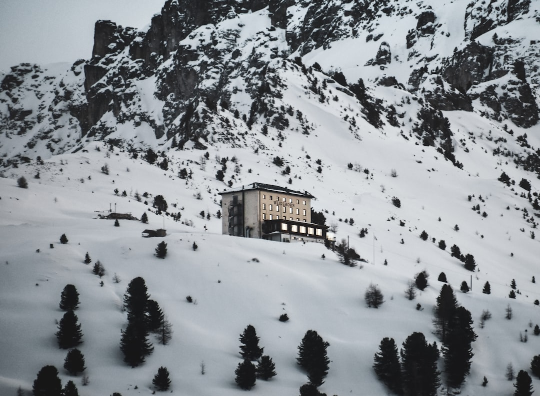 Photo ski chalet lighting